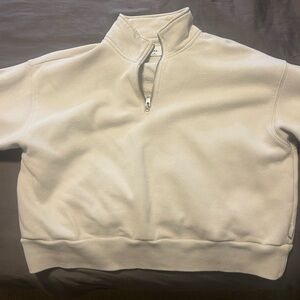 TNA Cropped Zip Crew Neck